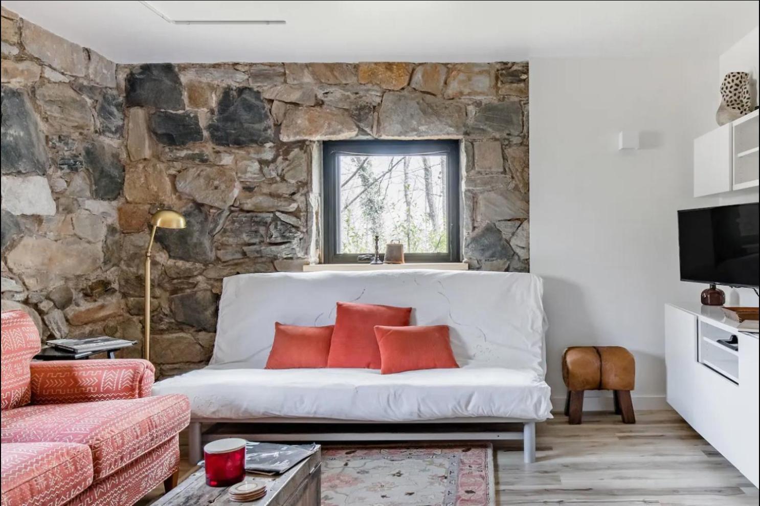 Studio Guest Suite In Forest Cottage Tryon Exterior foto